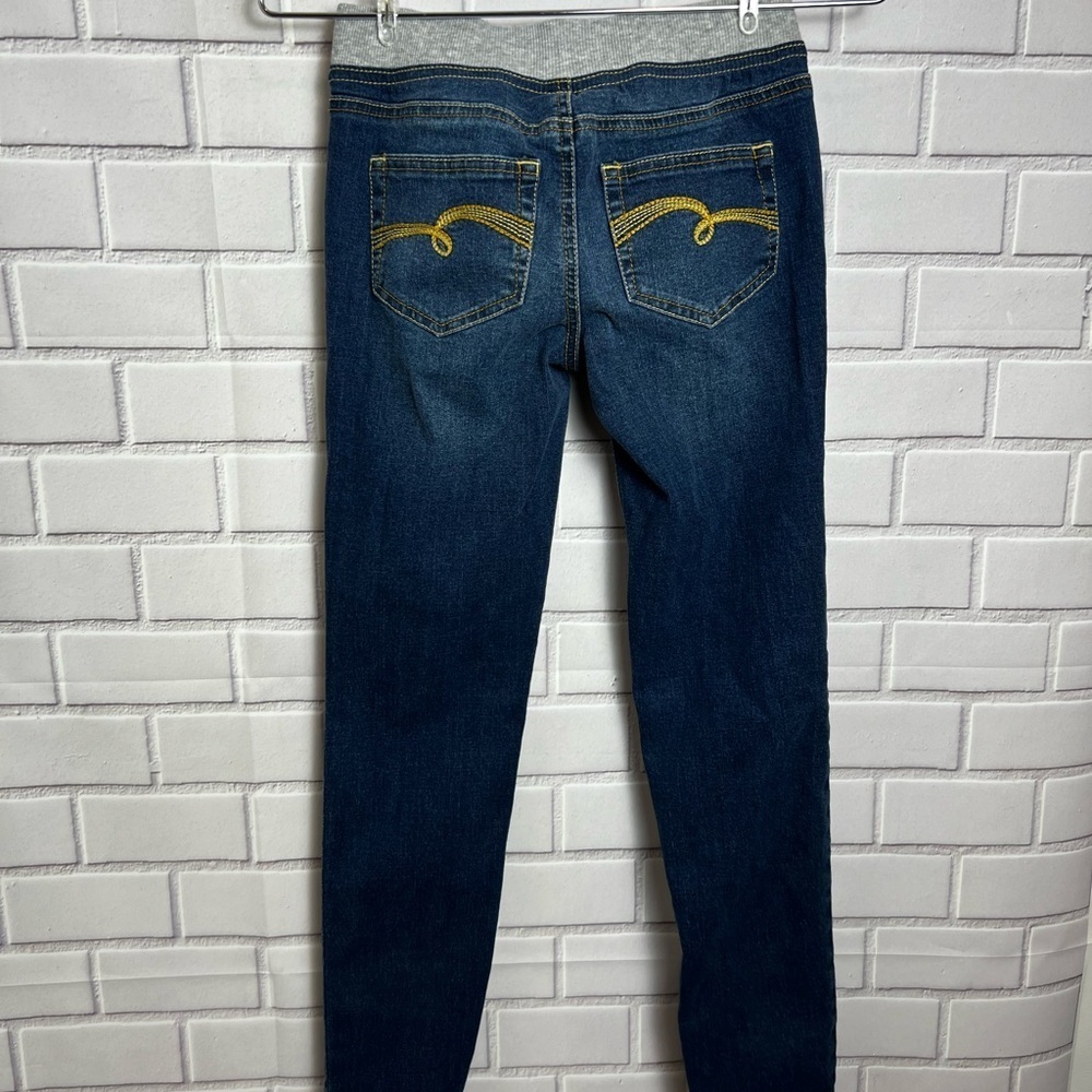 JUSTICE girls chic style fashion  slim super skinny jeans/size 12 - Picture 6 of 11